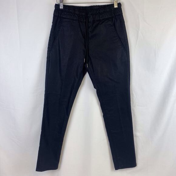 Bevy Flog Shely Black Original Pants Joggers Drawstring Stretch Women’s Size 25 - Picture 1 of 11